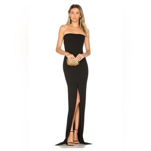 SOLACE London Bysha Maxi Dress in Black
